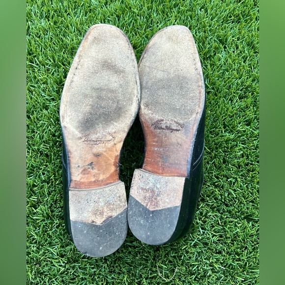 Salvatore Ferragamo Men's Lace Up Shoe in Black Size 10 - Picture 4 of 10